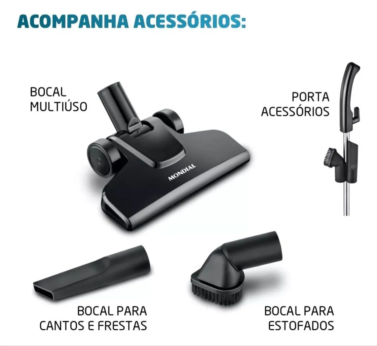Aspirador de Pó Mondial Hand Stick 2 em 1 - Novo - Foto 4