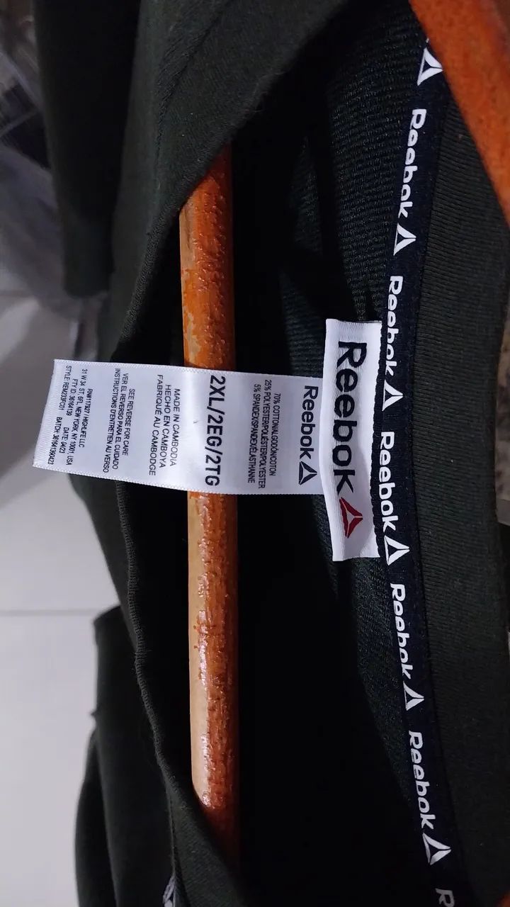 Moletom Reebok Verde - Original - Foto 3