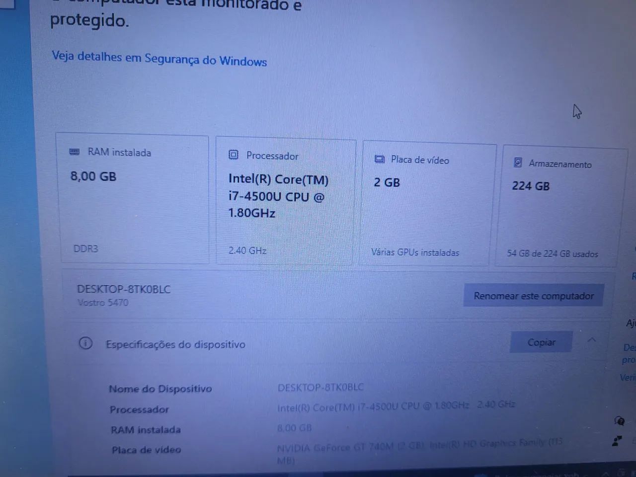 I'm selling a Dell Notebook with Core i764297083385219124