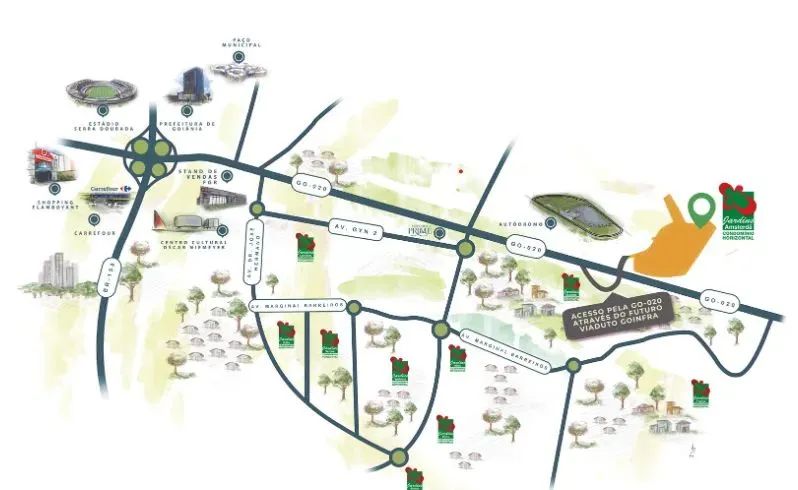 Lote no Condomínio Jardins Amsterdã - Goiânia - Foto 3