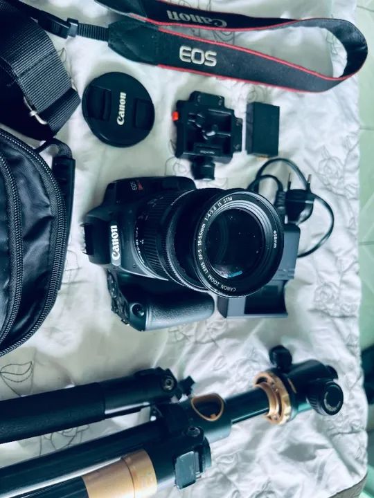 Máquina Fotográfica Profissional Canon/kit completo  - Foto 3
