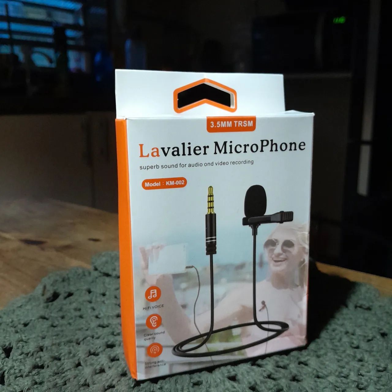 Microfone de Lapela 3.5mm TRSM KM-002