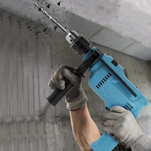 Taladro De Impacto E Esmerilhadeira Angular C/maleta Dobevi Cor Azul - Foto 6