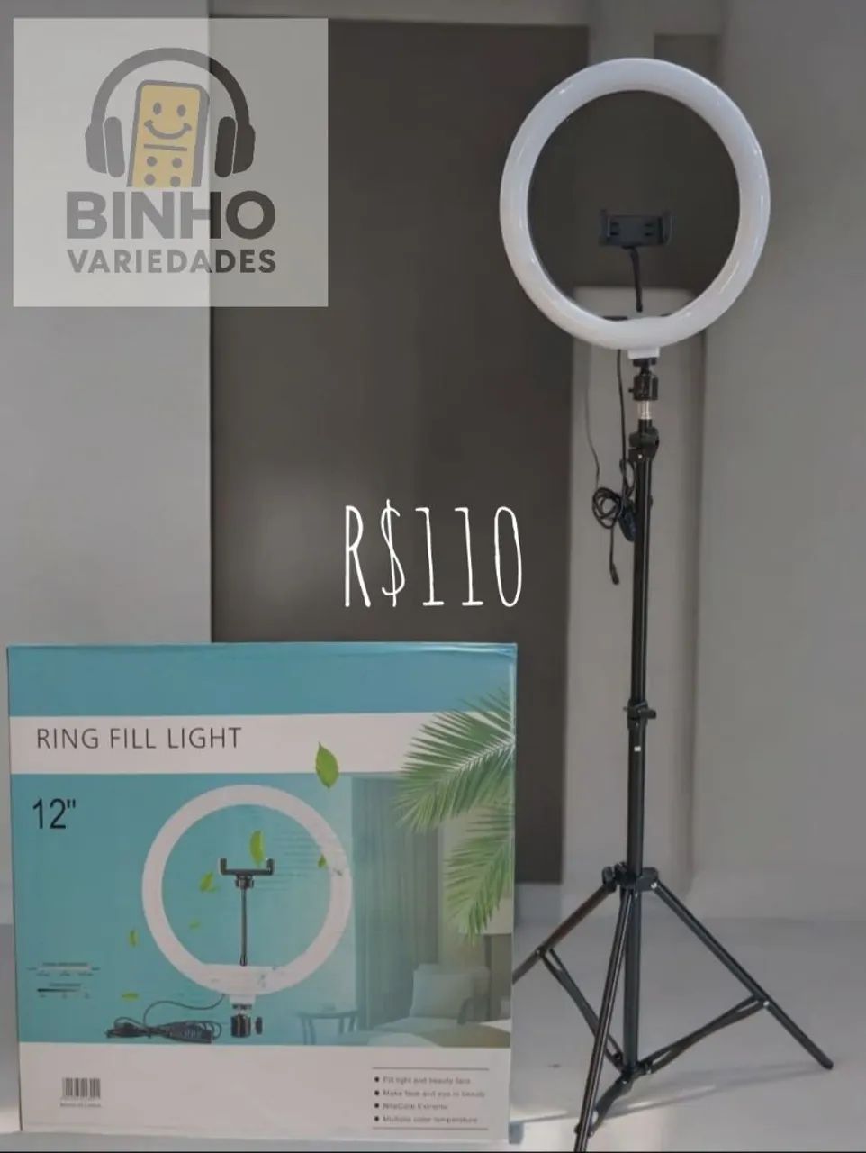 Ring Light Profissionalo 05" 10" 12" 14" polegadas  - Foto 2