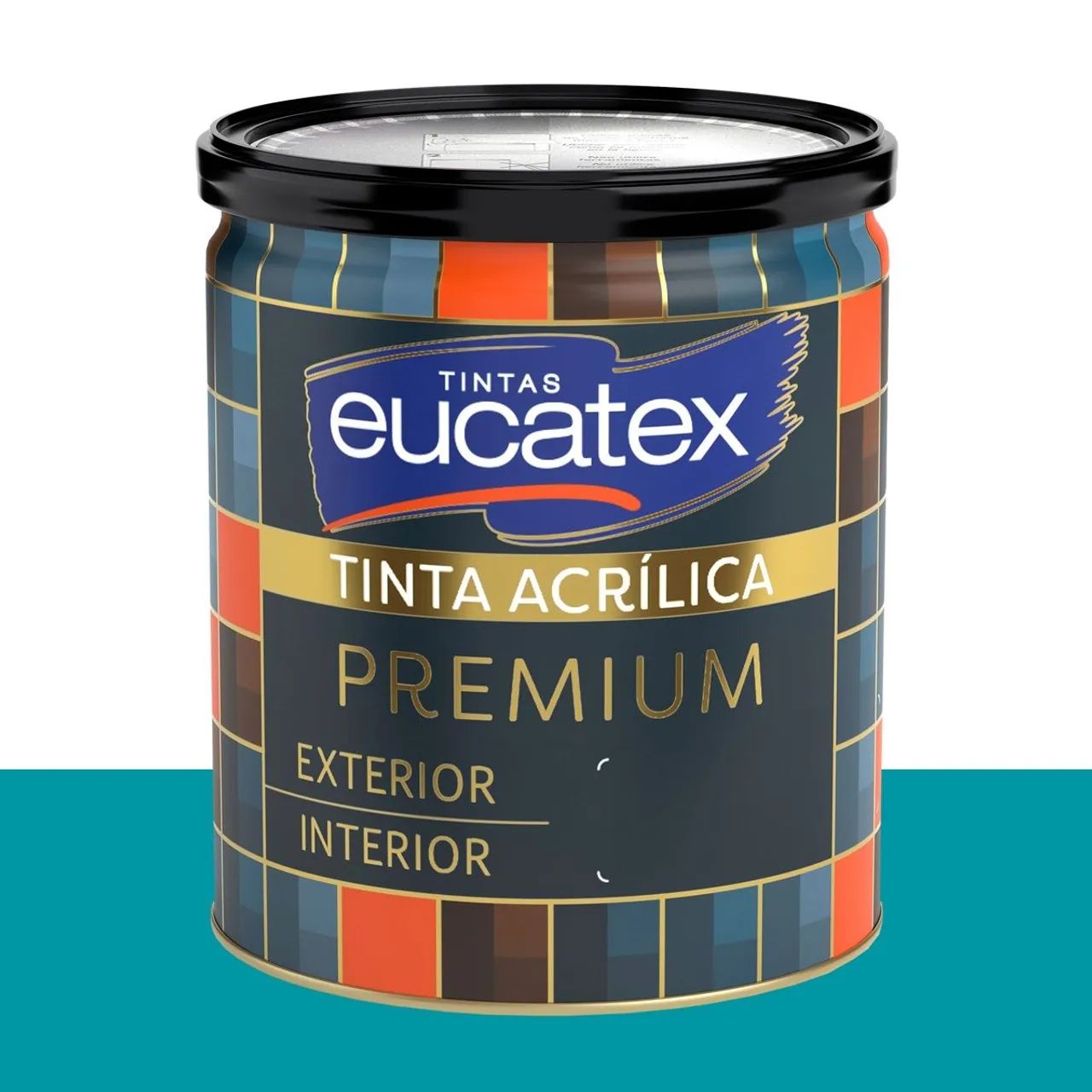 Tinta Acrílica Acetinada Eucatex Martim-pescador 800 ml