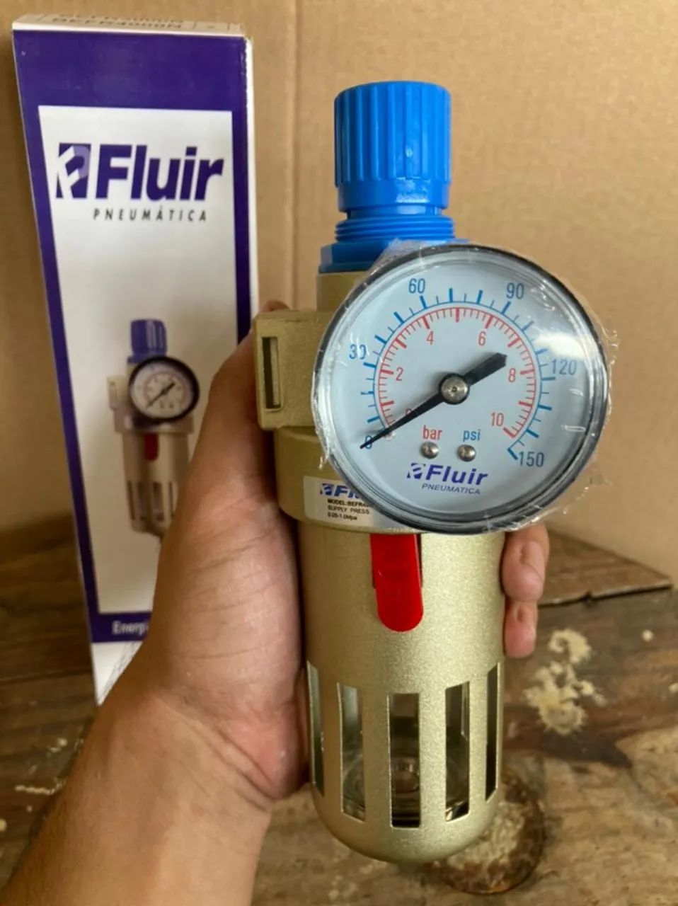 Regulador De Ar Pressão Para Compressor 1/2 - Foto 3