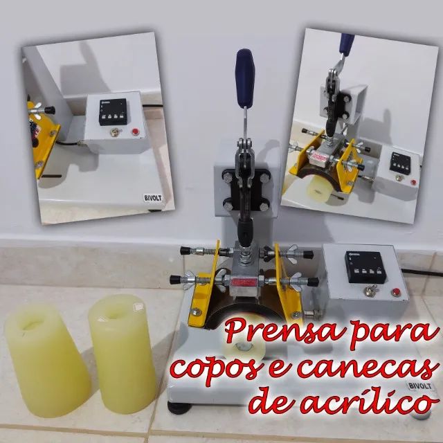 Prensa para Personalizar Copos e Canecas em Acrílico - Foto 2