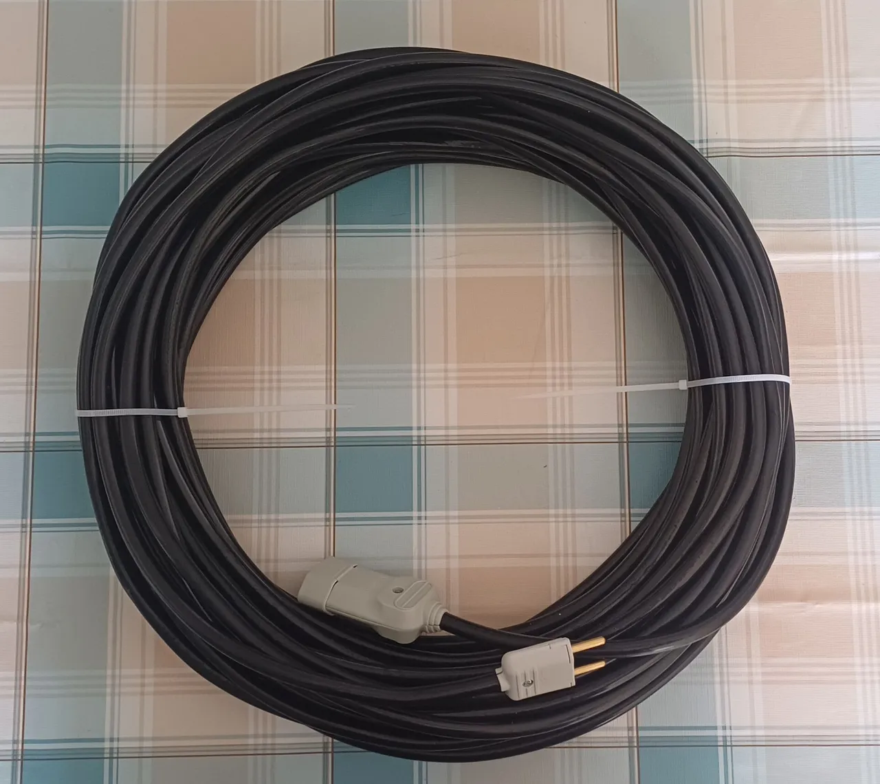 Extensão Elétrica Cabo PP 2x2,5mm - 30 metros - Novo