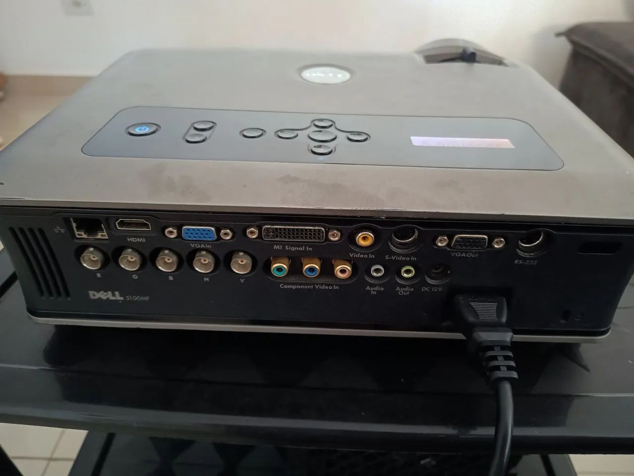 Vendo projetor Dell 5100MP Beamer Dlp Sxga+ 3300 Lumens com Hdmi, funcionando. Leia. - Foto 5