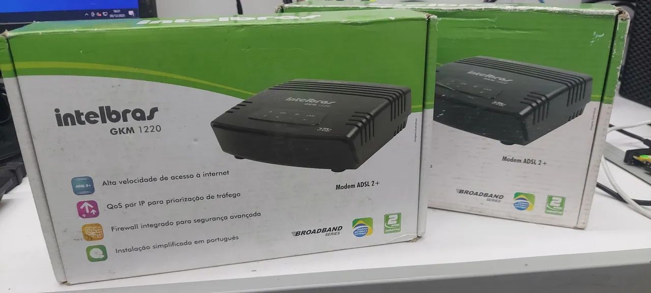 2 unidades Modem Intelbras GKM 1220 - Foto 2