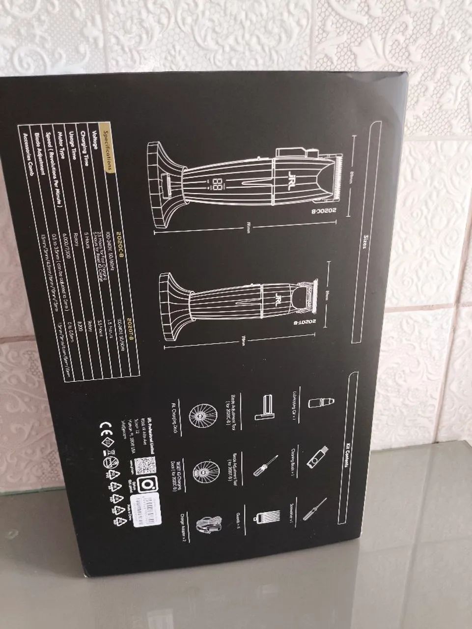 Combo JRL Onyx: Clipper e Trimmer Profissional - Foto 3