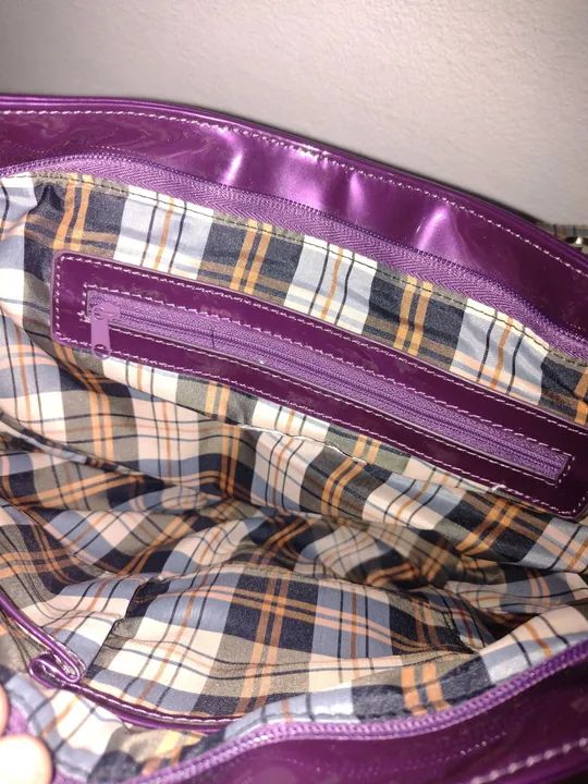 Bolsa de ombro feminina roxa Nine West - Foto 2