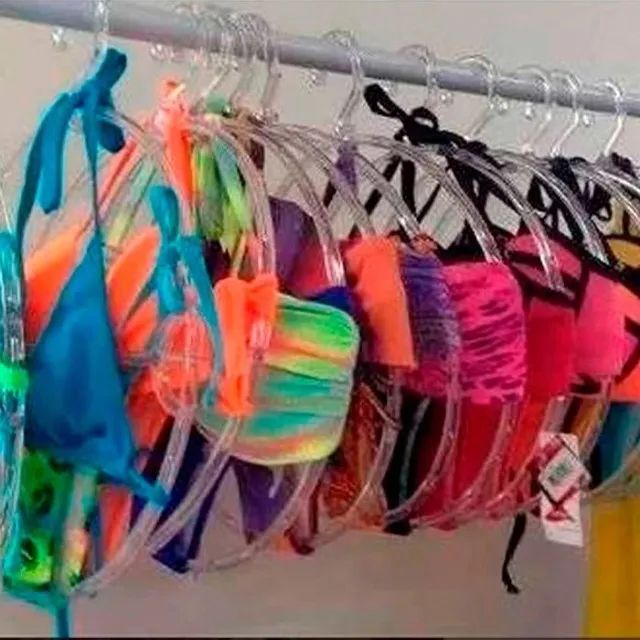 Cabide Giratório Redondo Para Biquínis e Lingeries Acrílico - Foto 2