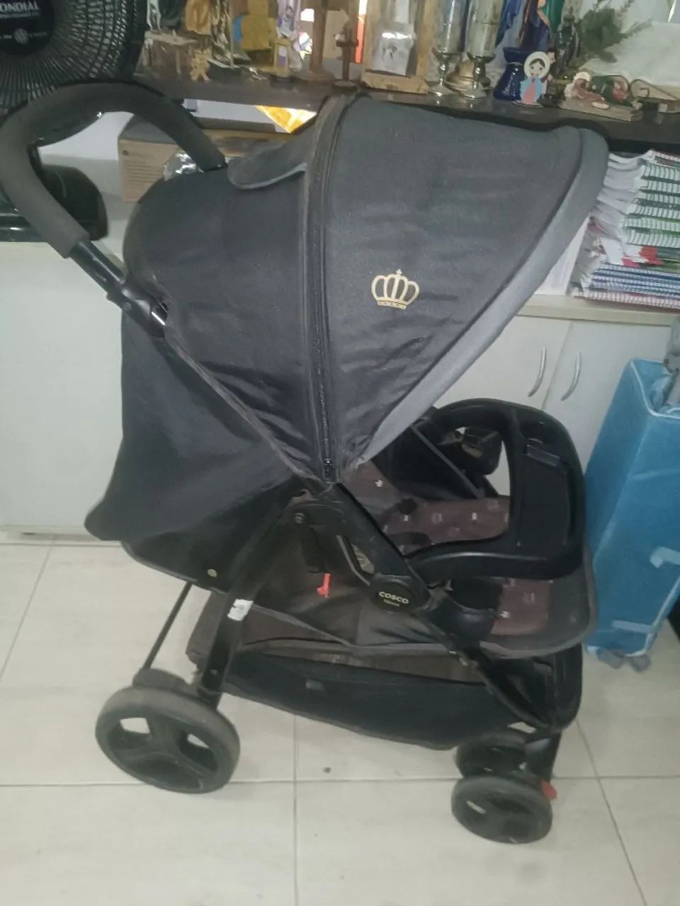 Carrinho de Bebê Cosco Príncipe - 2 em 1 - Foto 2