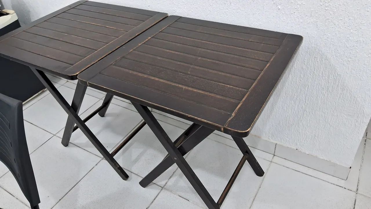 Mesa Dobrável de Madeira - Foto 3