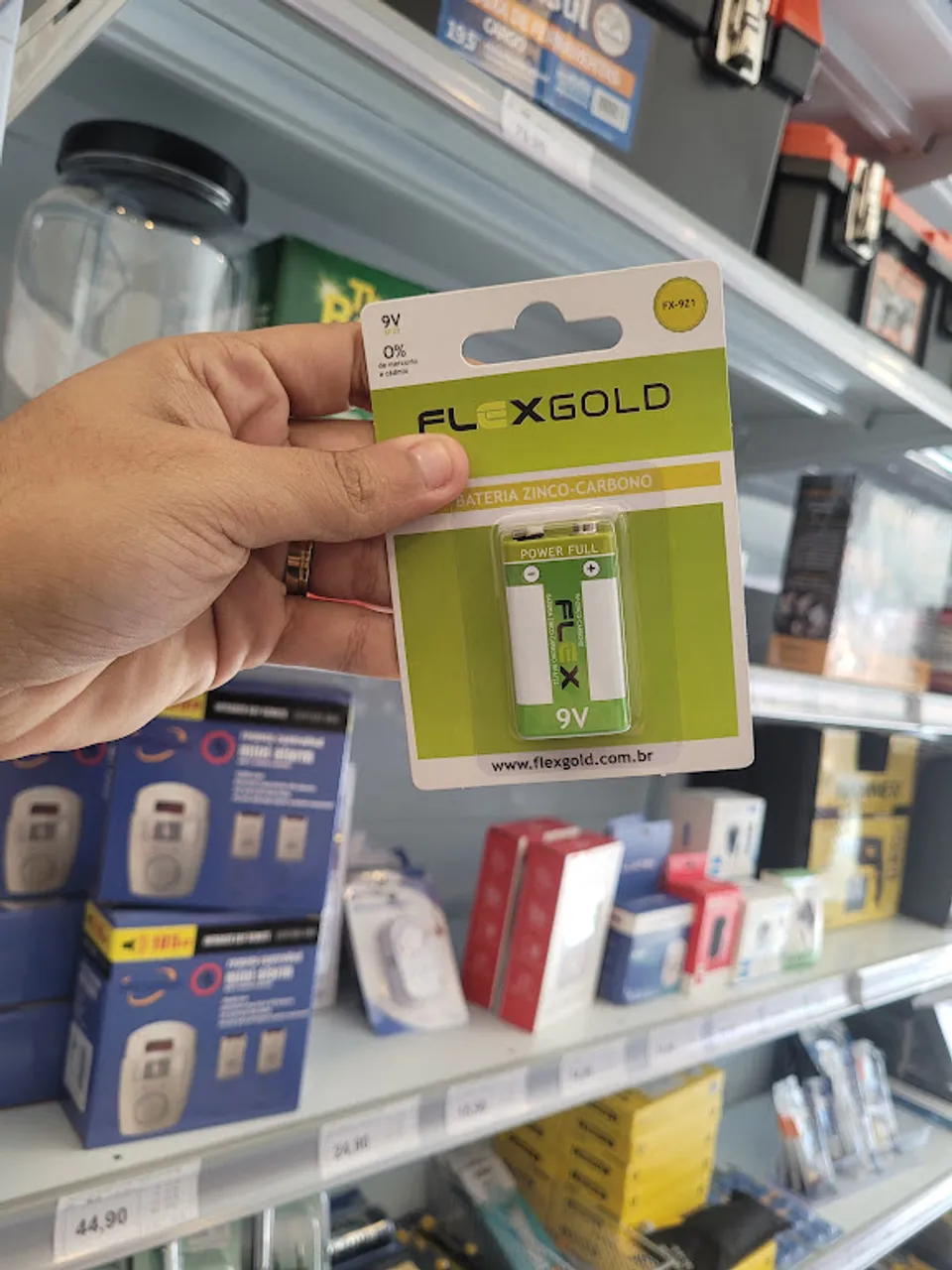 Pilha 9v Flex Fx-9z1a