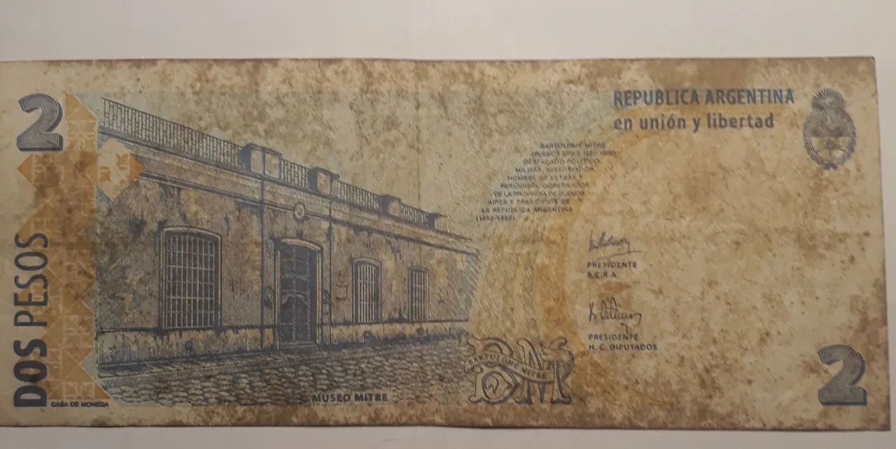 Cédula antiga da Argentina.  - Foto 2