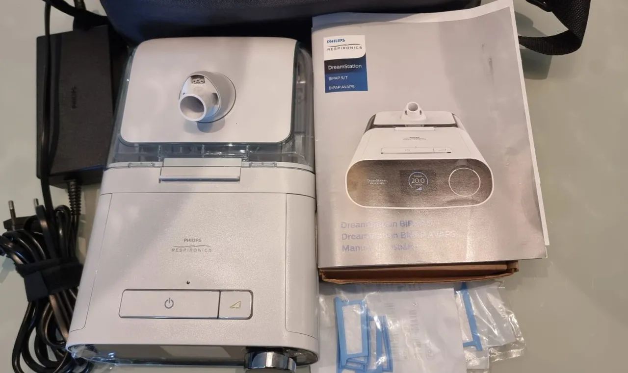 **BiPAP Philips DreamStation AVAPS + Umidificador - SEMI-NOVO, com Garantia!** - Foto 3