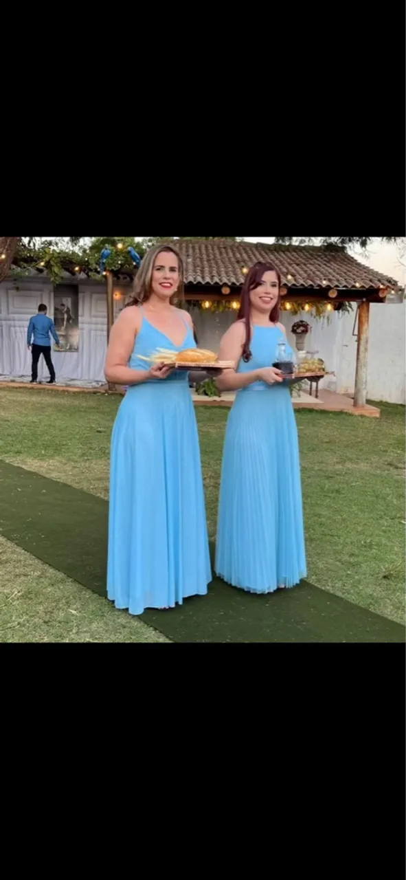 Vestidos de festa azul - Semi novos
