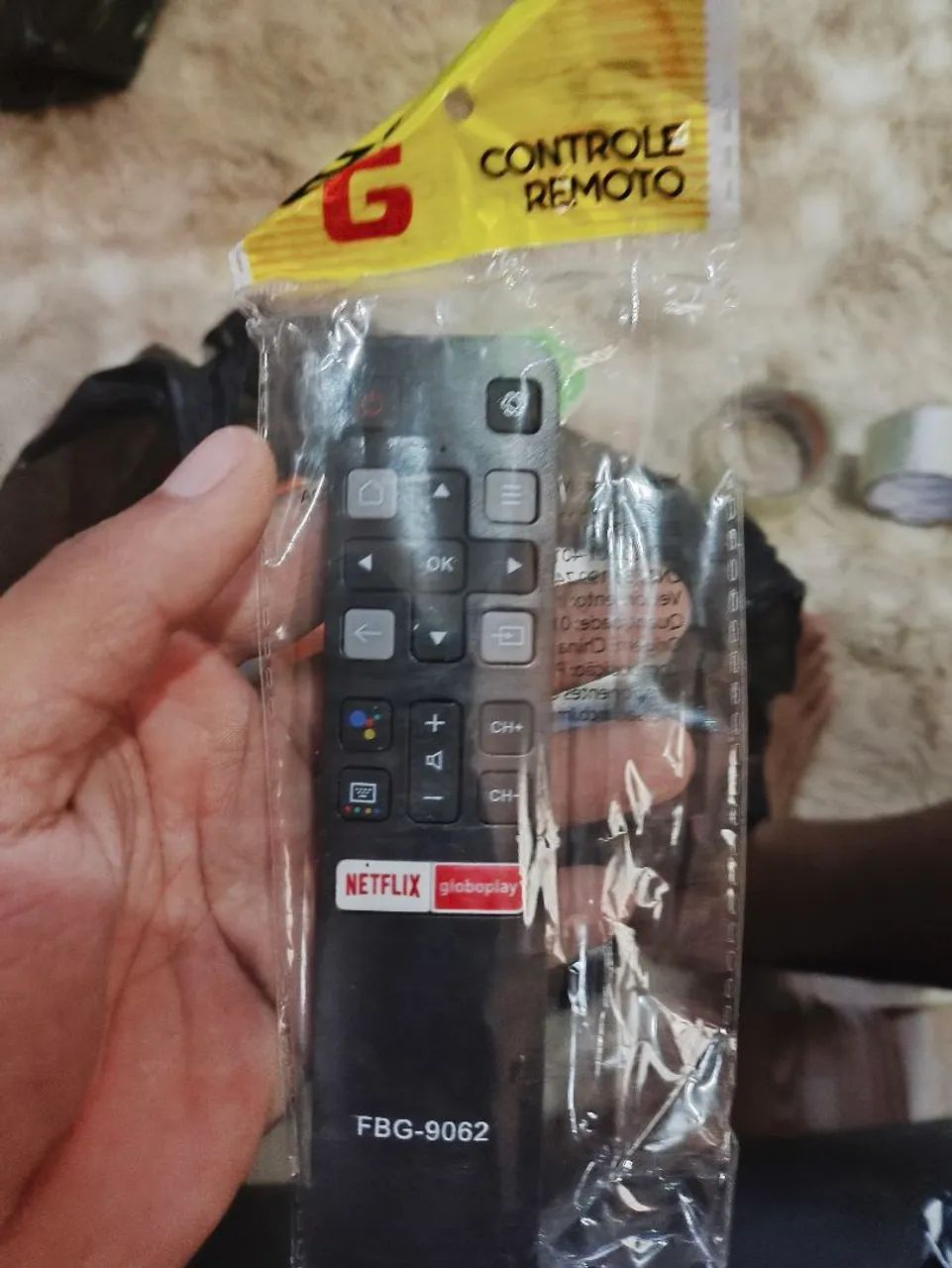 Controles de tv