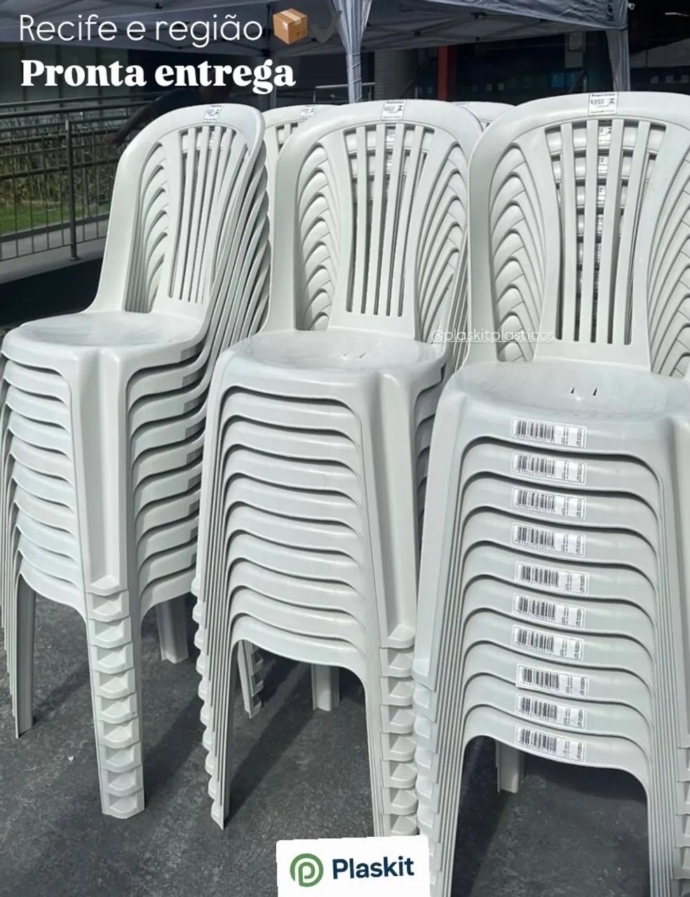 Cadeira de plástico 