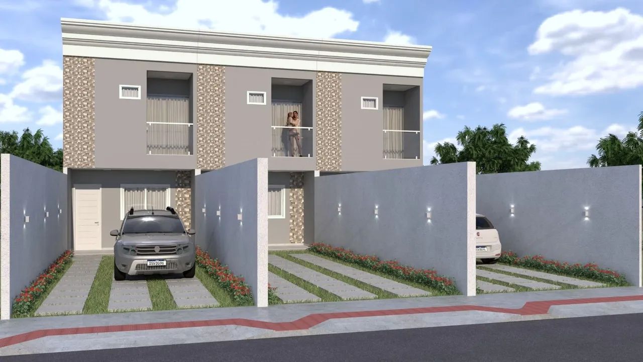 Casas duplex 2 suites e área gourmet  com churrasqueira  e quintal  - Foto 2