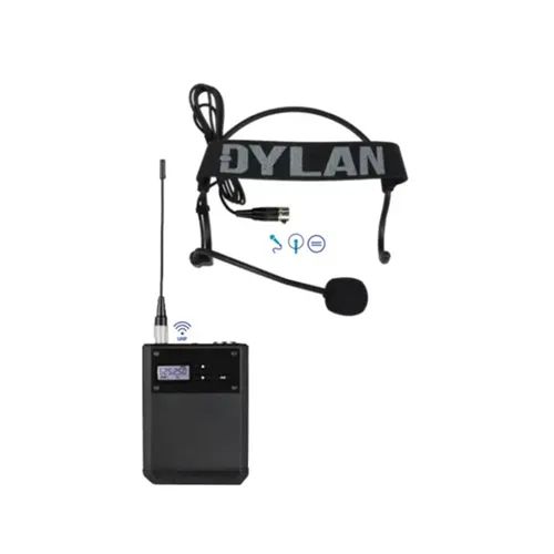 Microfone Sem Fio Dylan D-9003 S Cor Preto - Foto 4
