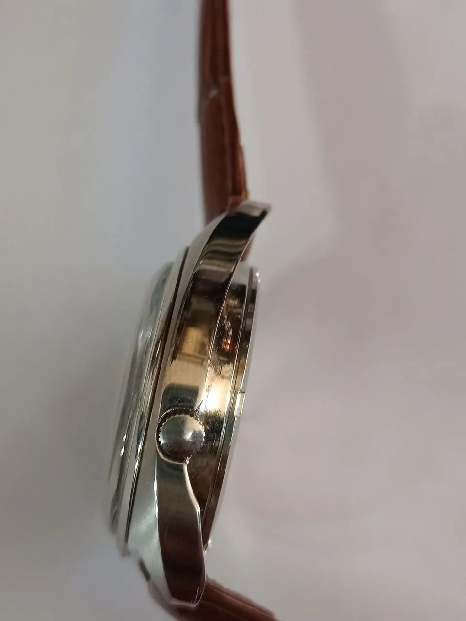 Relógio marca Seiko modelo 5 pulseira de couro - Foto 2