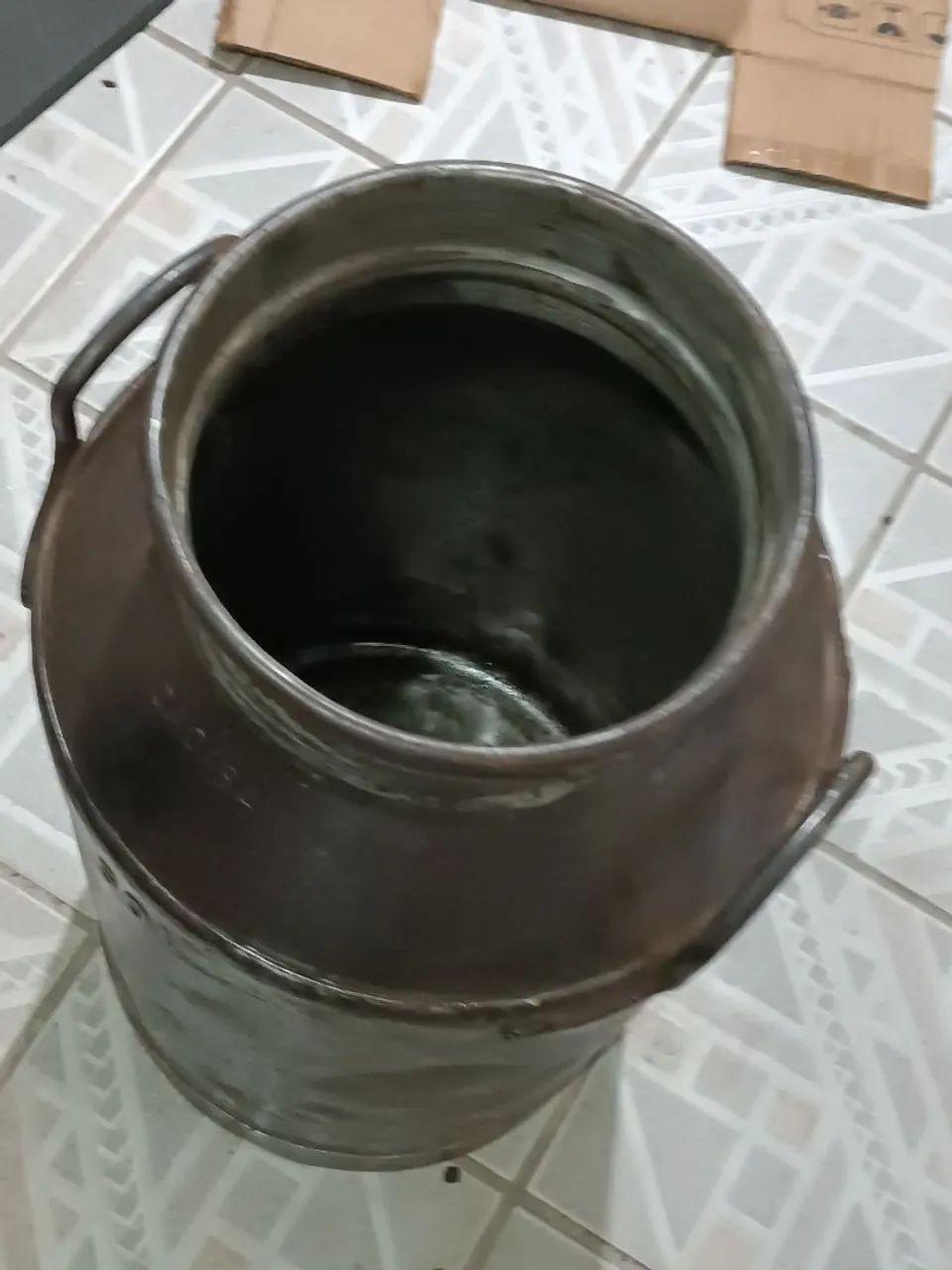 Antigo e Rústico Latão de Leite para Decoração - Foto 4