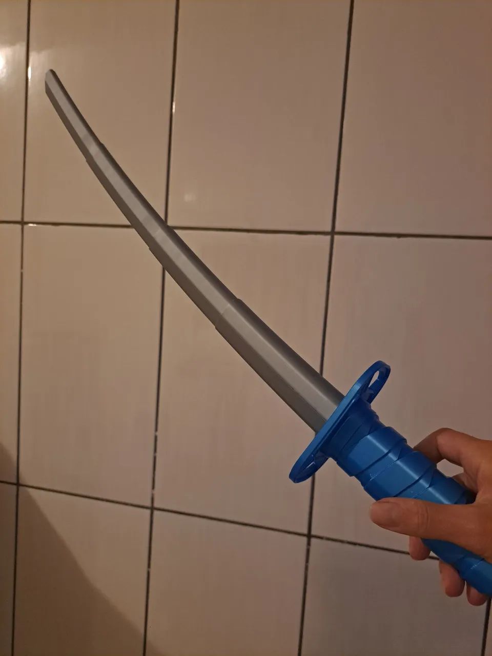 Katana de um samurai decorativo 3D - Foto 4