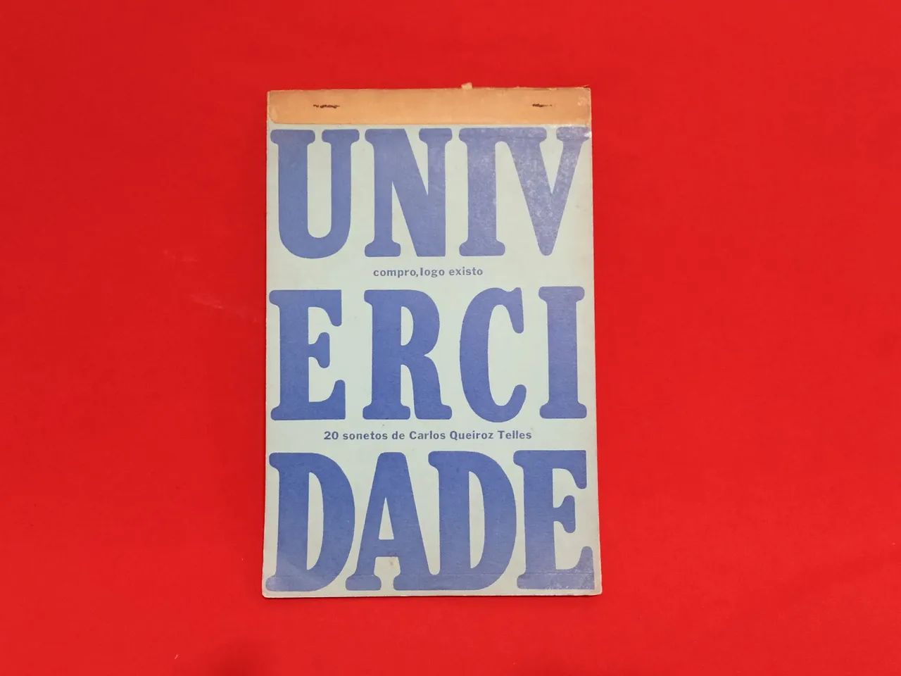 Livro Antigo 20 Sonetos de Caros Queiroz Telles - Foto 2