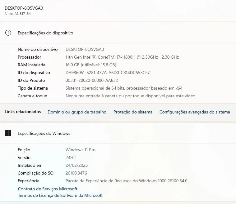 Notebook Acer Nitro 5, i7, RTX 3050, 16 GB RAM - Foto 4