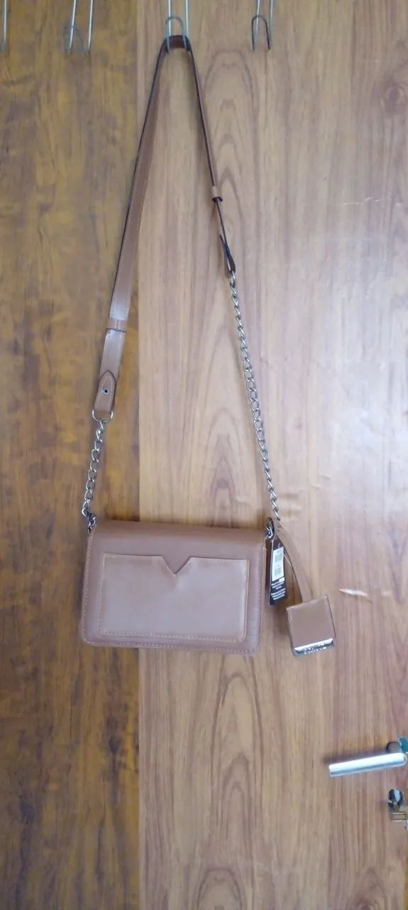 Bolsa marrom nova - Foto 2