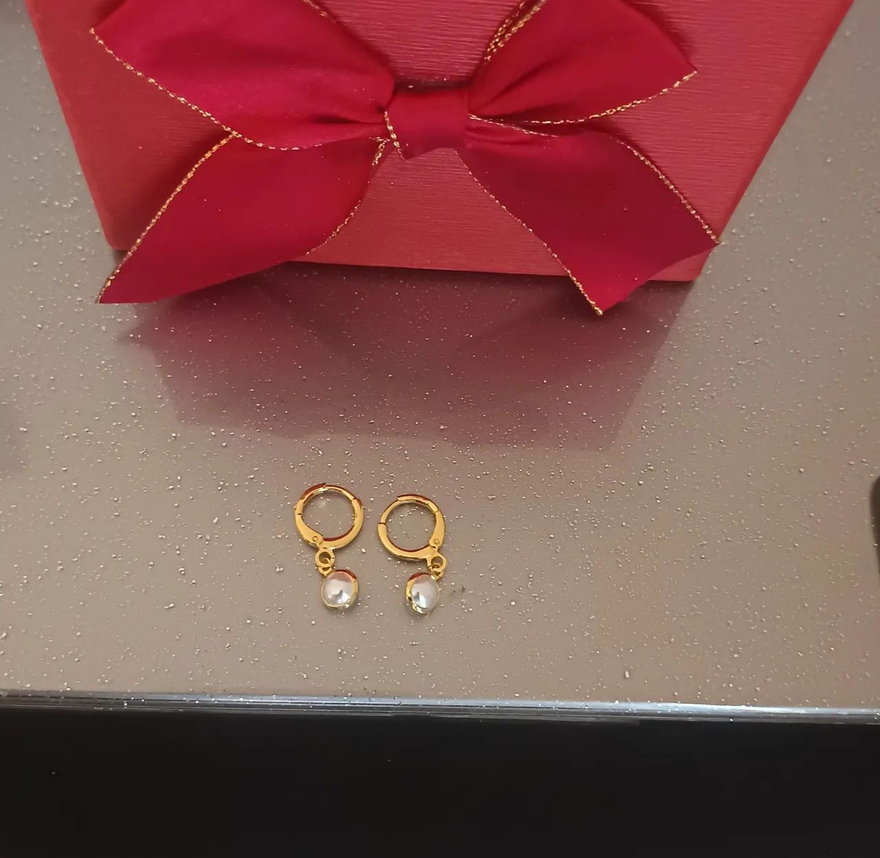 Lindos Brincos de Argola com Pérola. Promoção ! - Foto 4