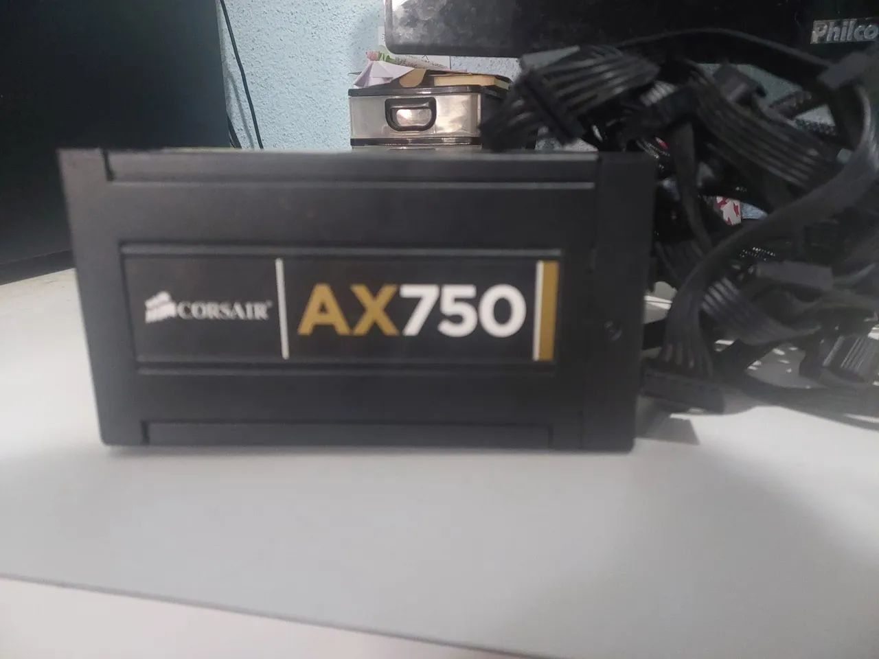 Fonte Corsair AX750 e Placa mãe h110m  - Foto 5