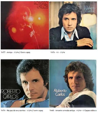 67 LPs Vinil Roberto Carlos - Variados - Foto 3