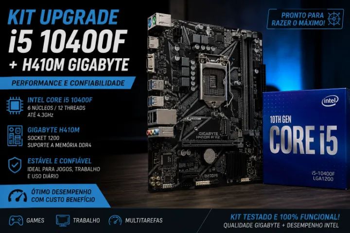 i5 10400f + Placa Mãe