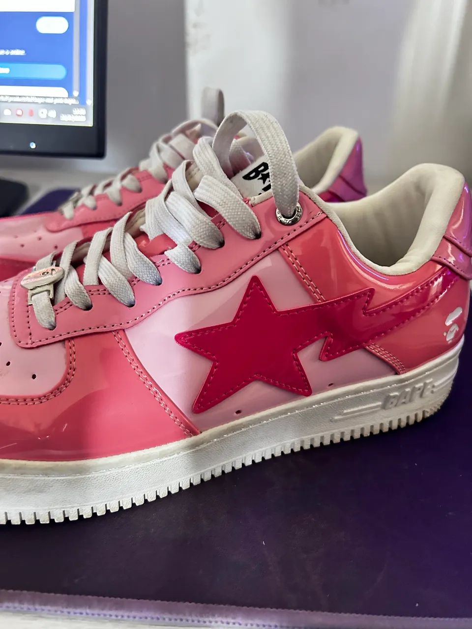 TENIS BAPESTA ROSA 