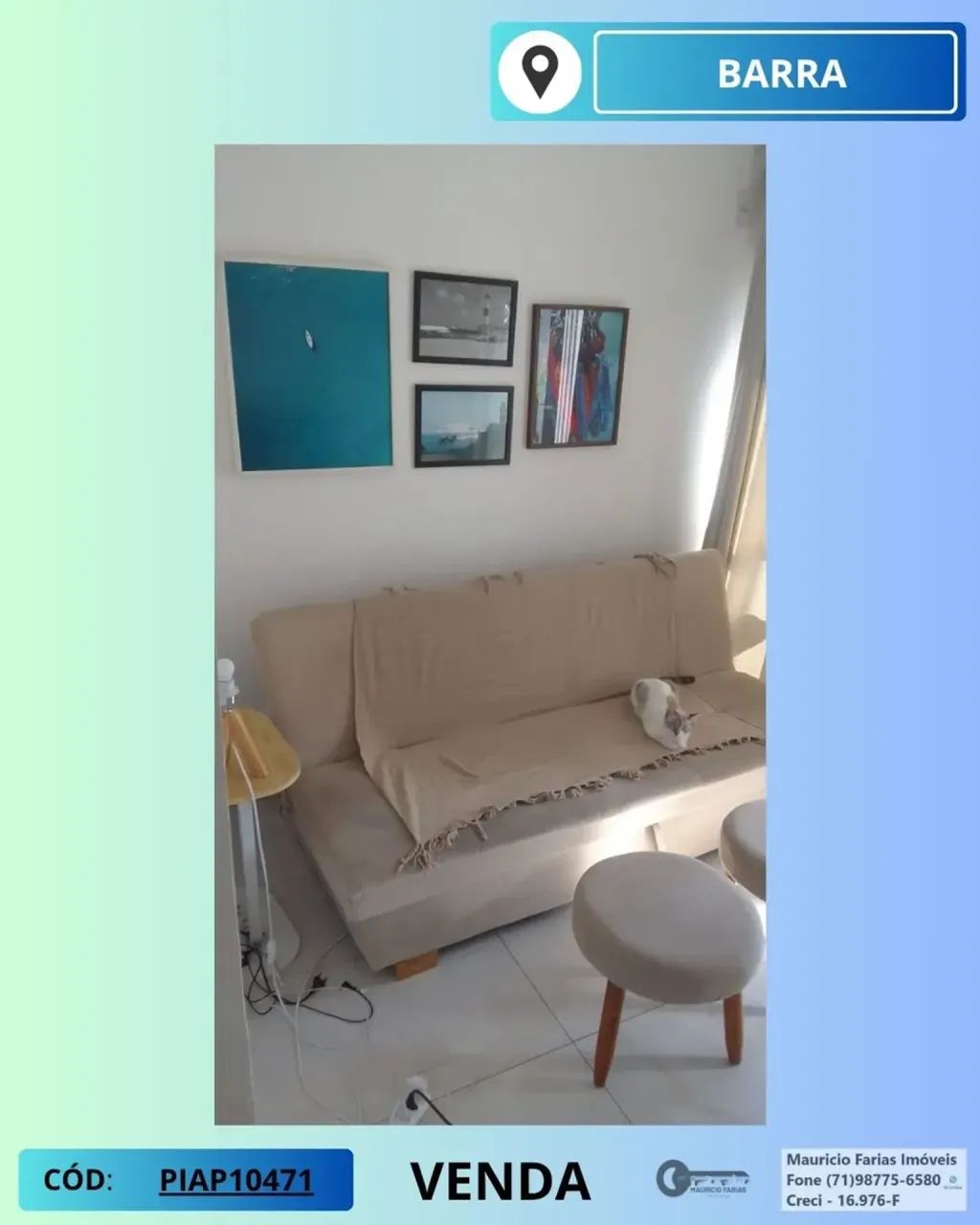 APARTAMENTO 1 QUARTO com 28M² NA BARRA - Foto 2