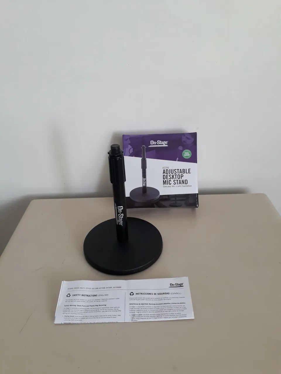Suporte para Microfone On Stage DS7200B - Excelente Estado