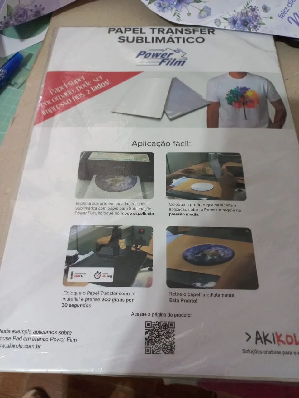 Prensa Térmica para Canecas, 6 canecas brancas e papel para sublimação - NOVA - Foto 5