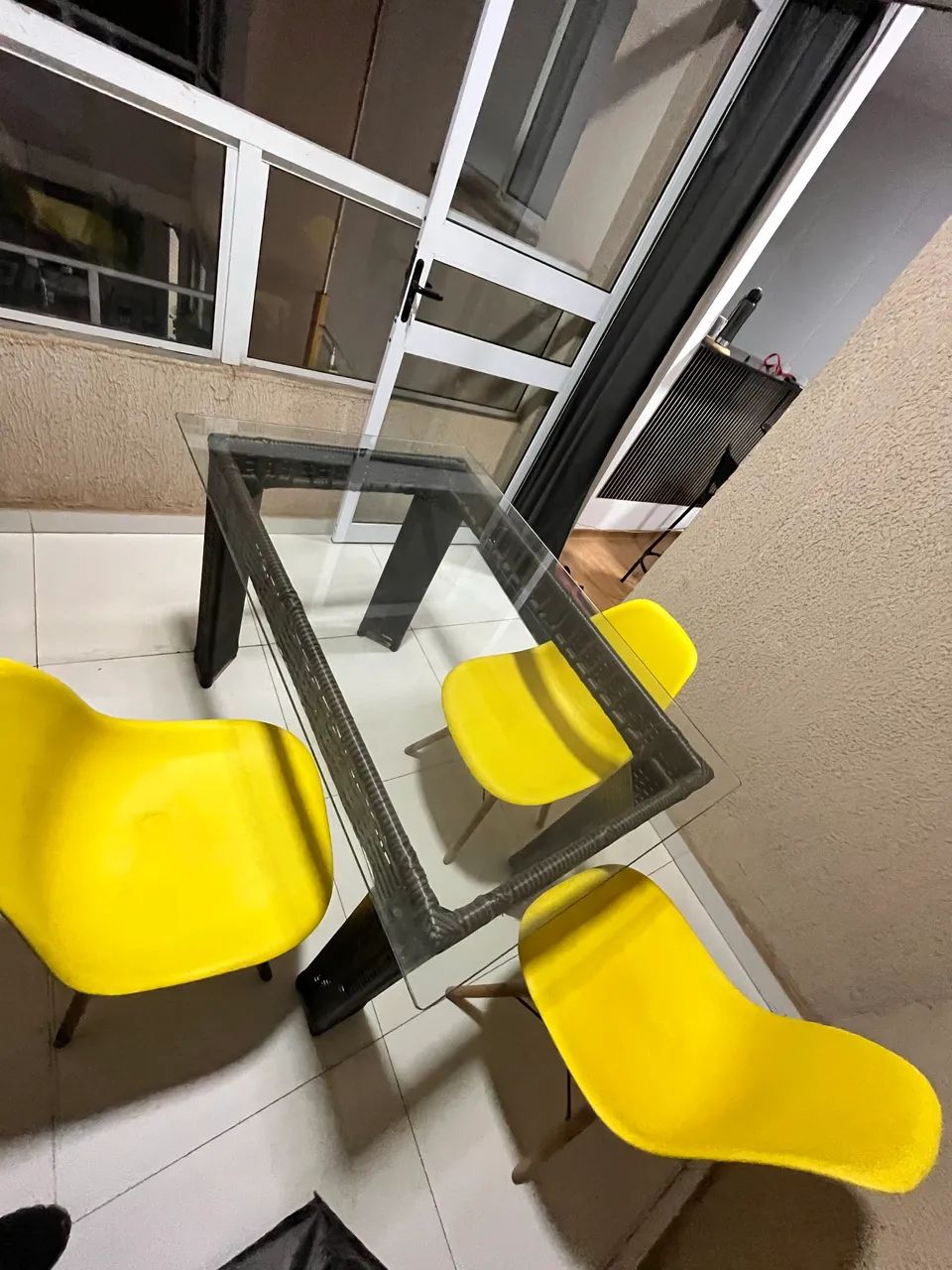 Mesa de vidro em junco  - Foto 3