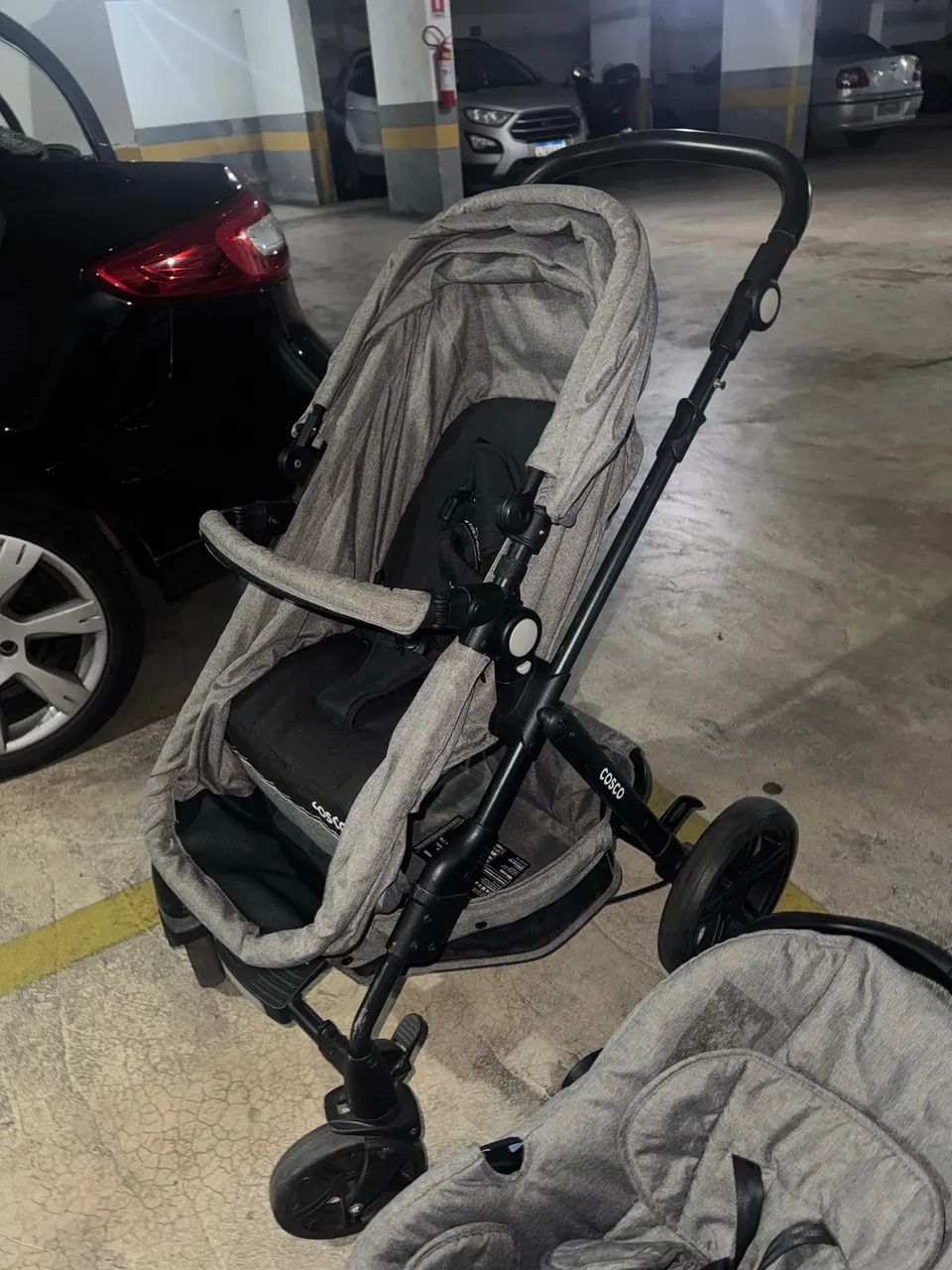 Carrinho de Bebê com Bebê conforto  - Foto 4