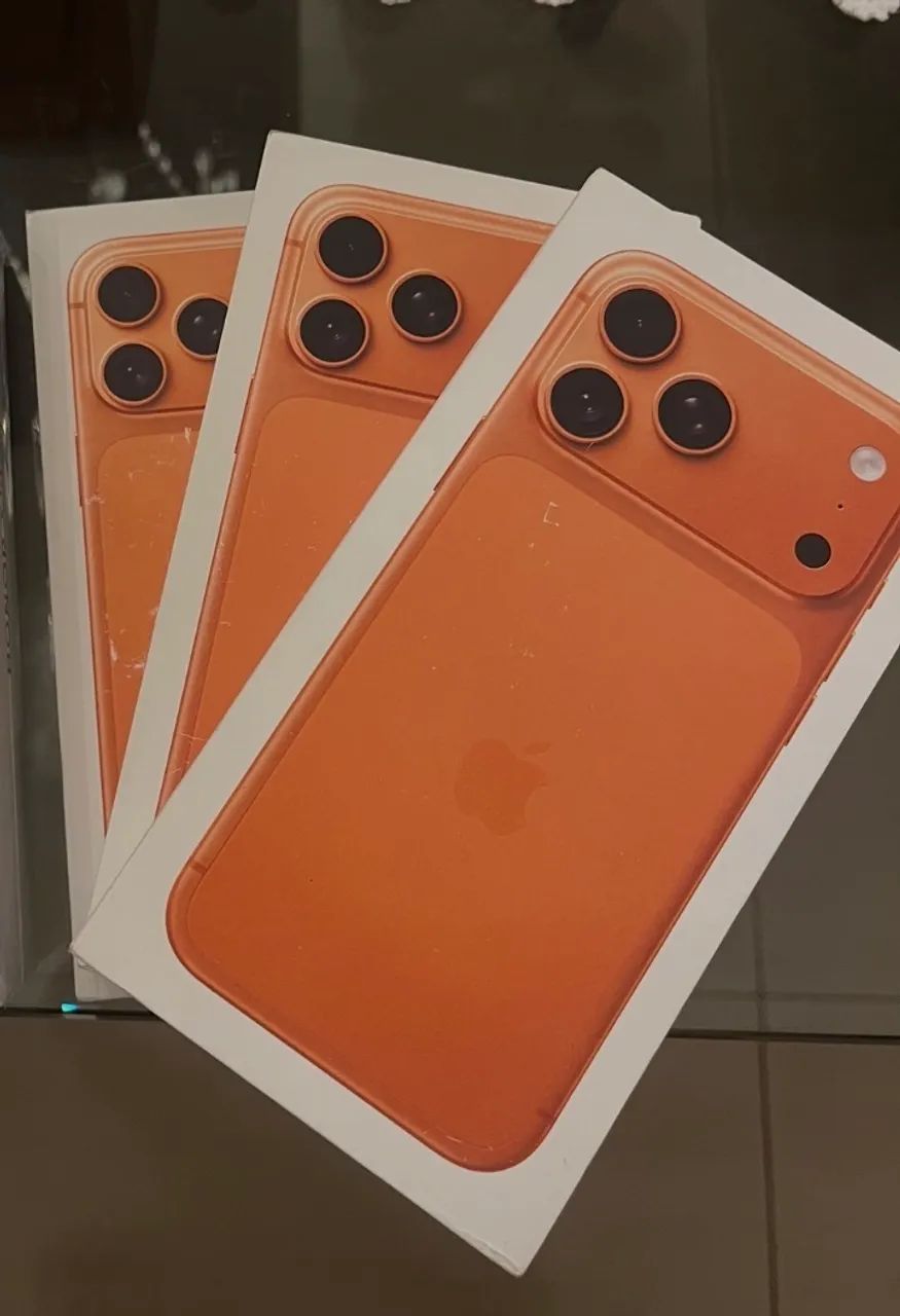 Vendo iphone 17, Pro Max, 256 Gb, novo e lacrado