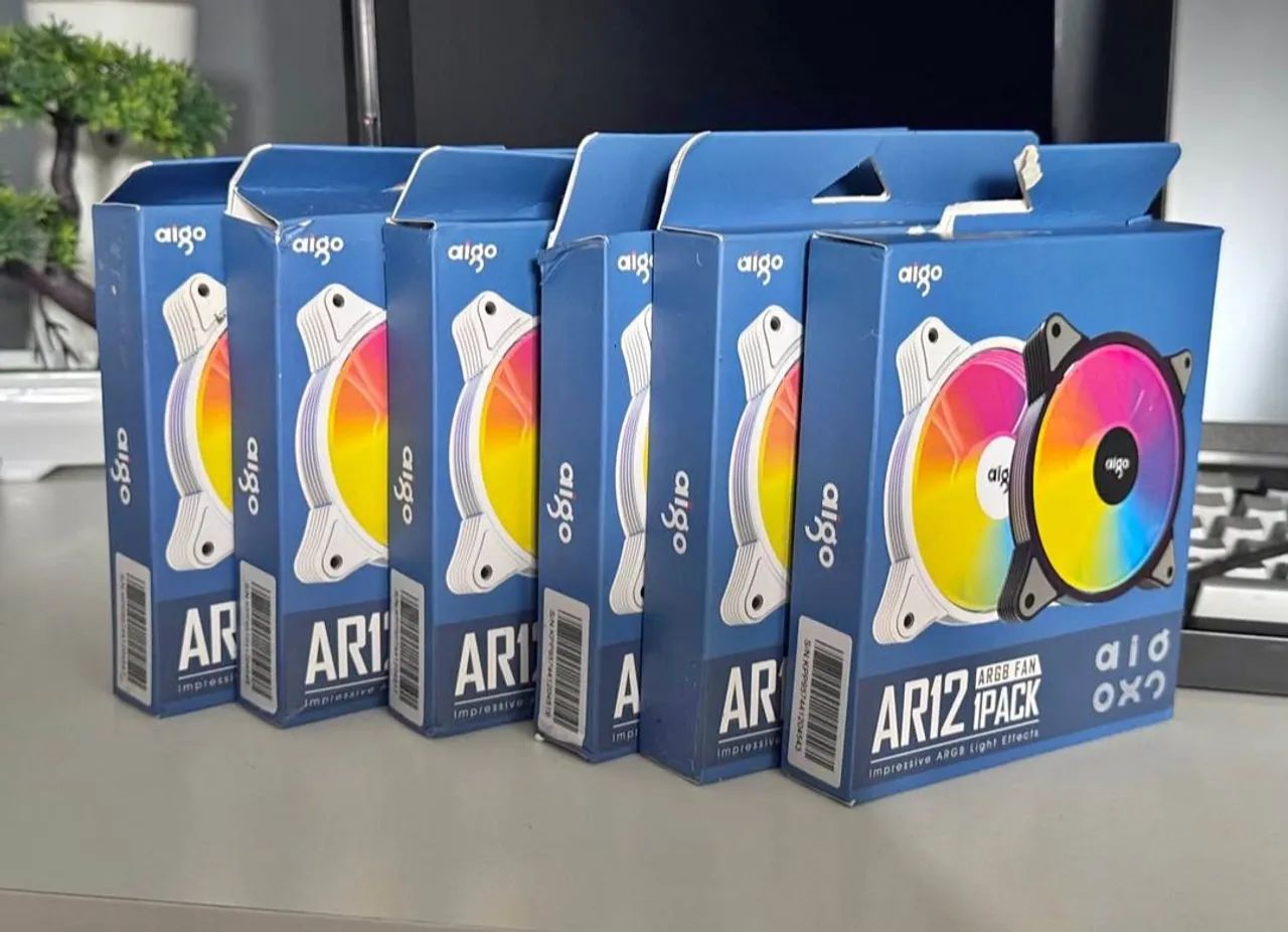Kit com 6 ventoinhas