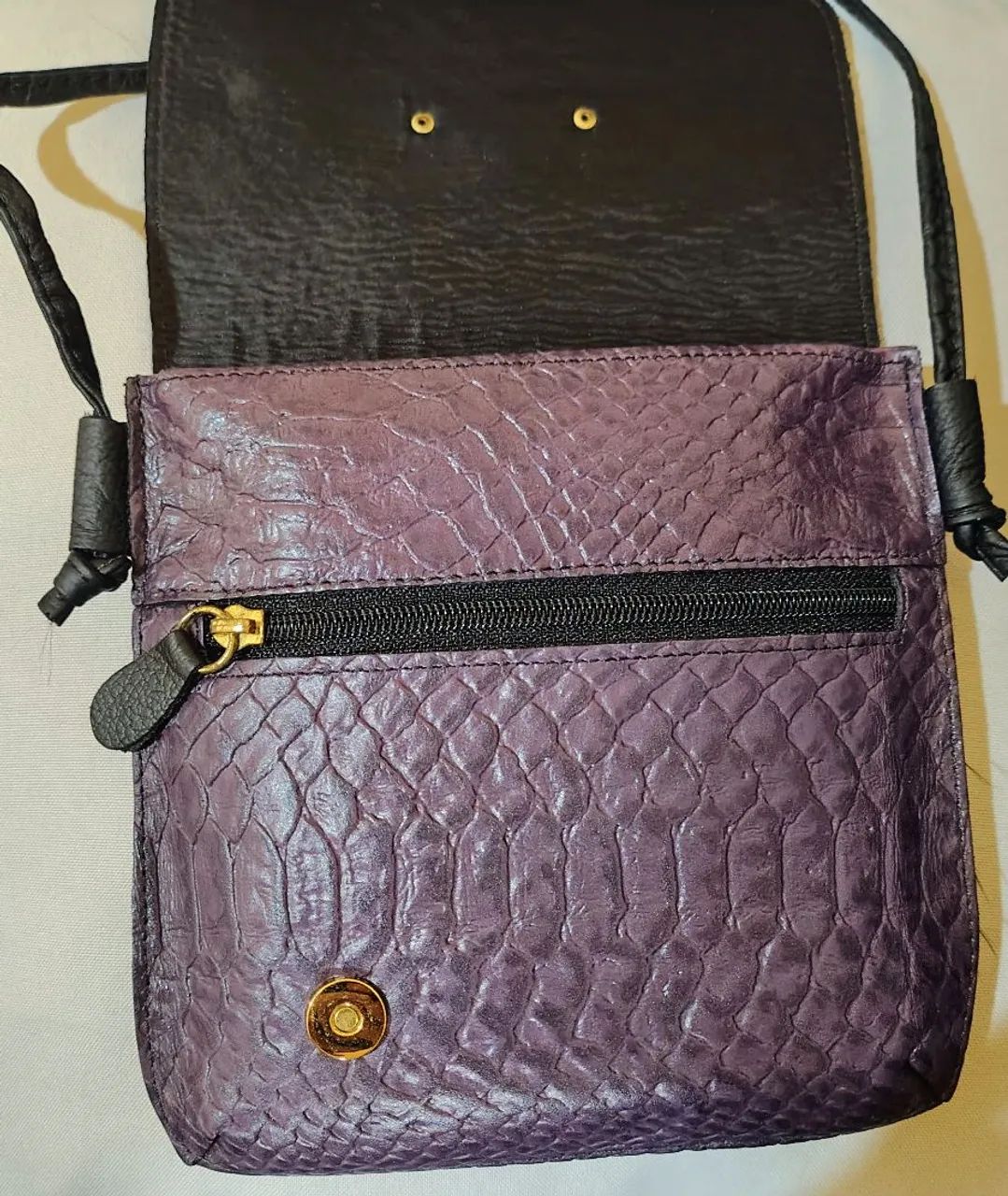 Bolsa de Couro Original Nova - Foto 2
