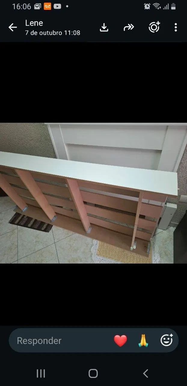 Cama solteiro branca - Foto 3
