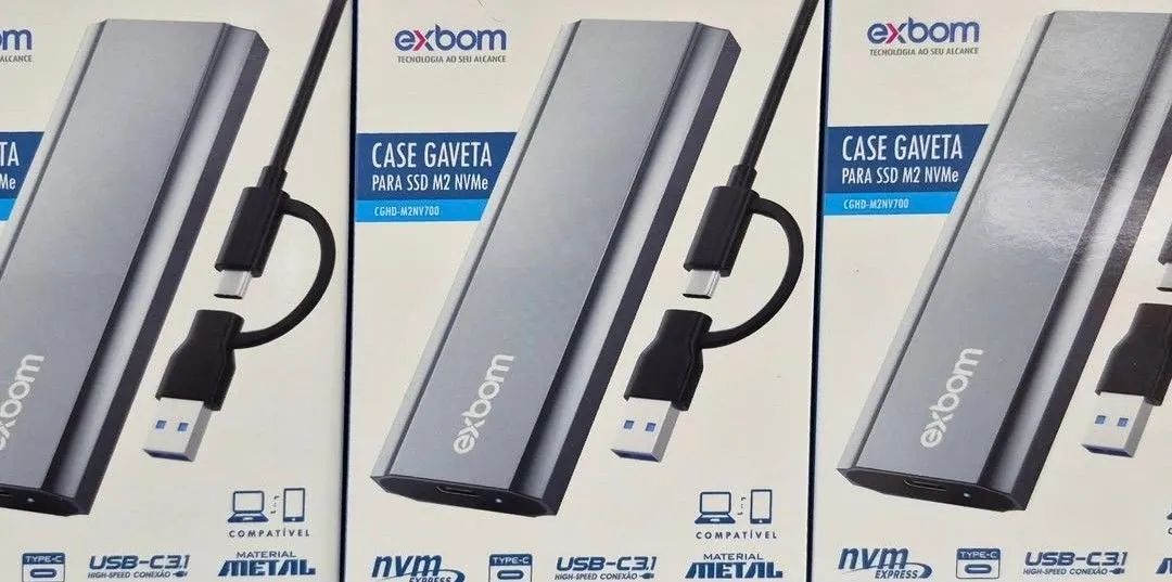 CASE GAVETA EXTERNA P/SSD M2 NVM REF: CGHD-M2NV700 - Foto 2