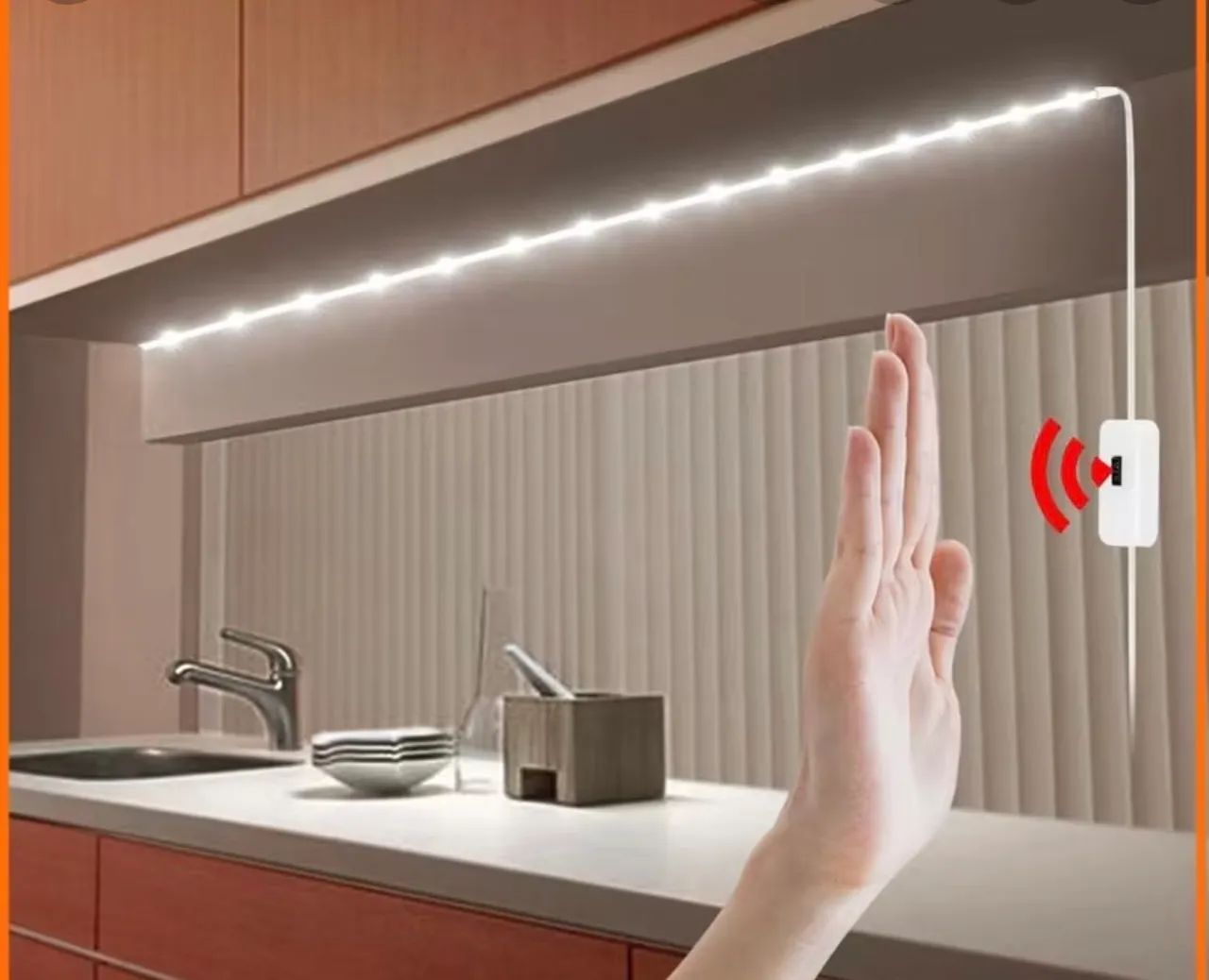 Fita LED com sensor de presença 2M - Foto 2