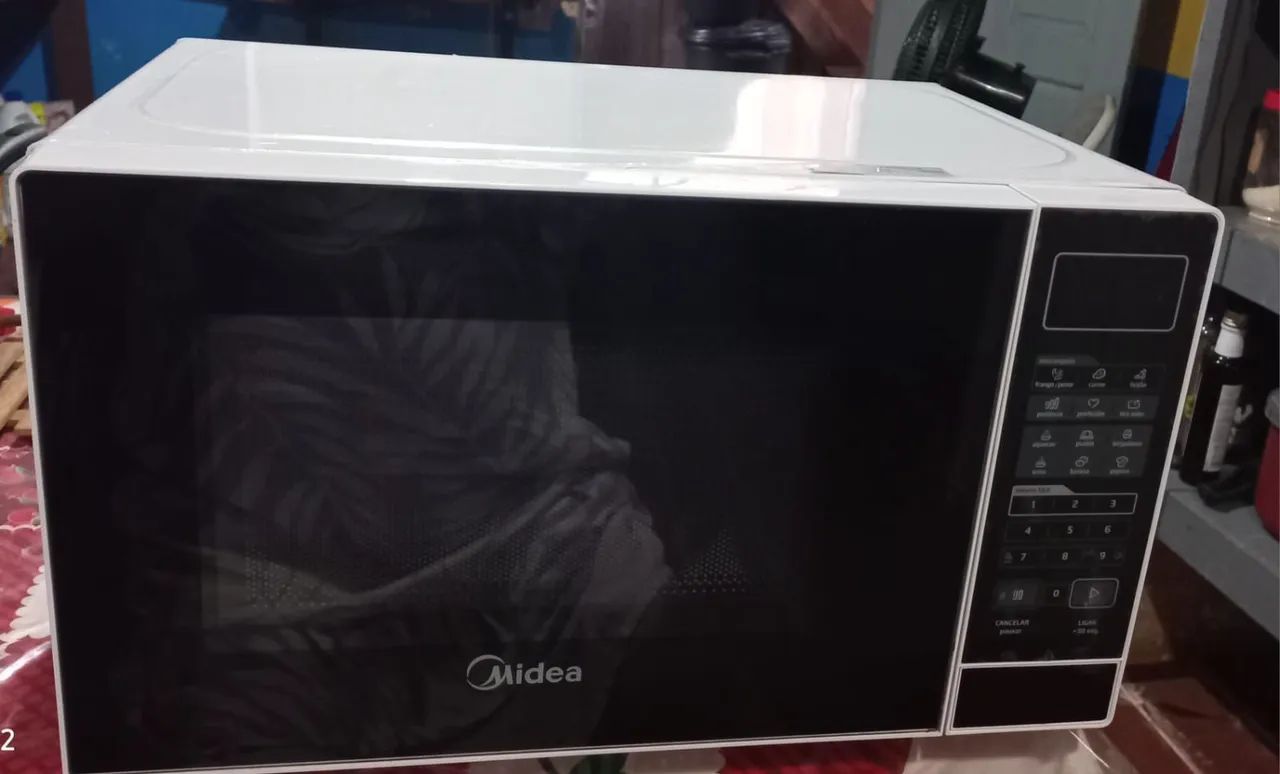 Micro-ondas com defeito 